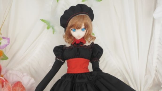CHIC《DD・M~L胸用 制服セット 黒×赤》