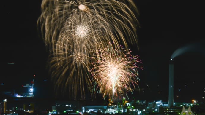 2024.7.25 四国中央市みなと祭花火大会に瀬戸大橋渡って行ってきたよ~~~~