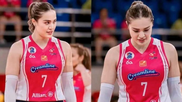 バレーボールの美人選手ミケーレ・グマバオ