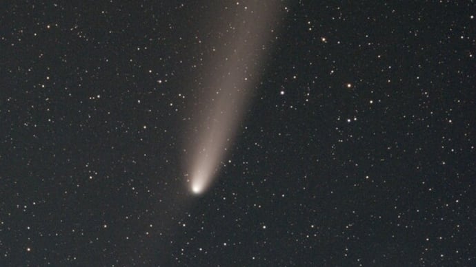 10/23の紫金山・アトラス彗星　61EDPHⅡ+533MCPで撮影