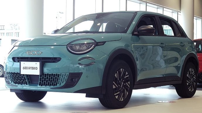 【FIAT初のハイブリッドモデル】フィアット・600 Hybrid 展示 in フィアット/アバルト富山