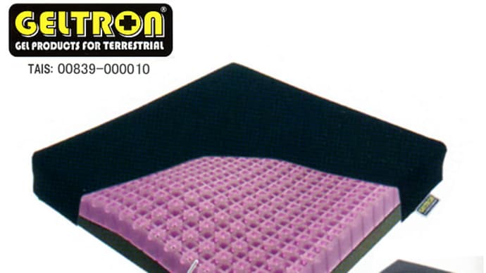 GELTRON ジェルトロンクッション /ジェルトロン+3Dフォーム・Sサイズ 体圧分散、ずれ吸収、高通気クッション