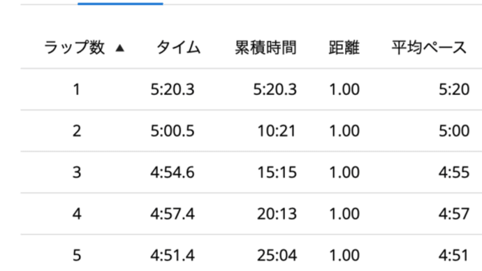 昨日の夜RUN。