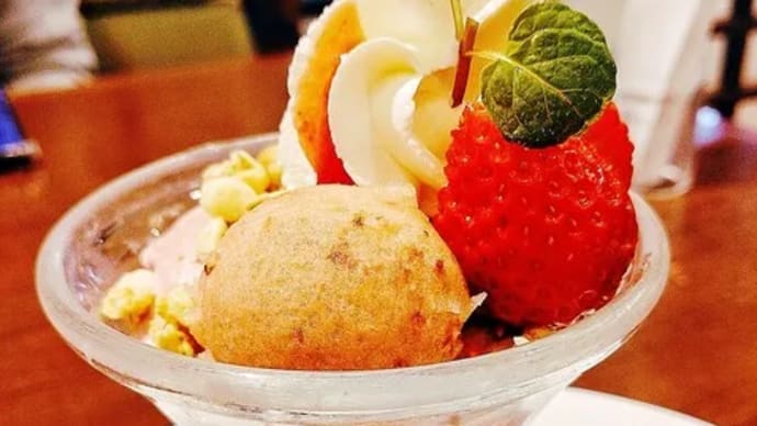デニーズであまおうを堪能🍓