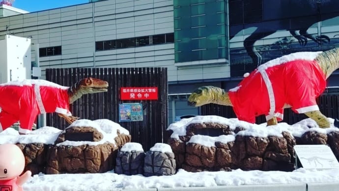 福井駅前からメリークリスマス!