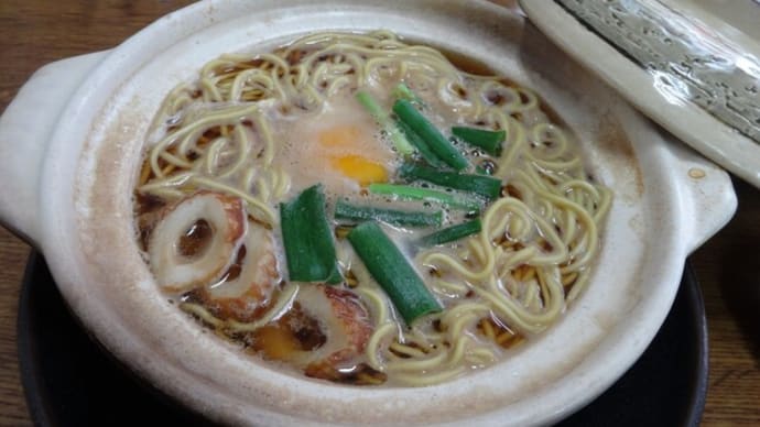 高知　須崎名物の鍋焼きラーメン