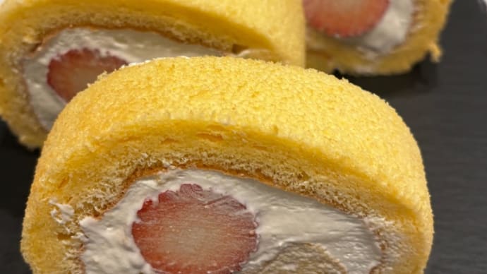 いちごのスフレロールケーキ〜3月レッスンメニュー〜