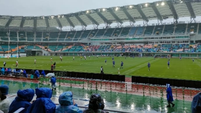 初めてのラグビー観戦。