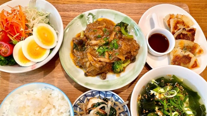 孫の作った煮込みハンバーグ
