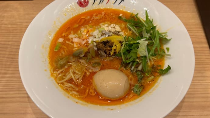 【御徒町】 担々香麺 紅棗「担々香麺(980円)+味玉(120円)」