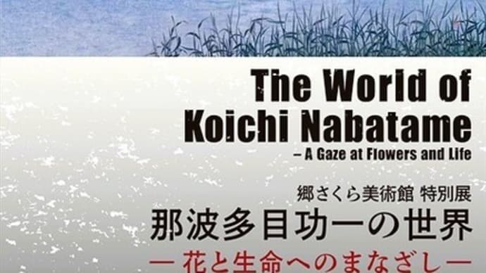 「那波多目功一の世界」/郷さくら美術館