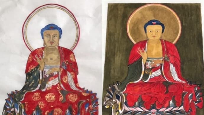 伊藤若冲作の「釈迦如来坐像」を模写、驚きの出来映え 【仏画曼荼羅アート】