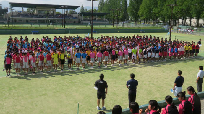 第４８回　　山口県中学校ソフトテニス選手権大会　　個人戦