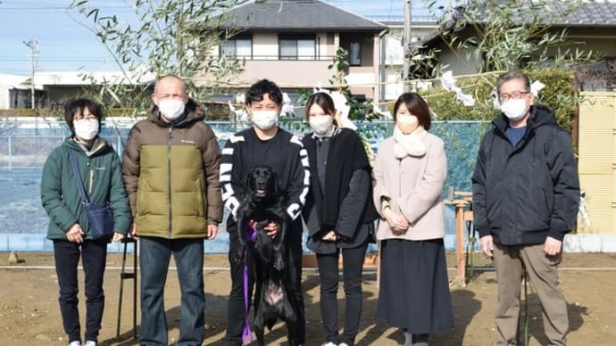 Mayと一緒に地鎮祭