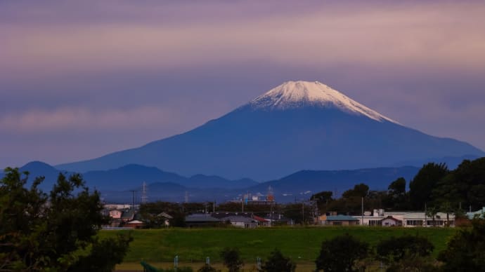 20/Oct 朝の富士山とカワセミホバリングと真弓の実