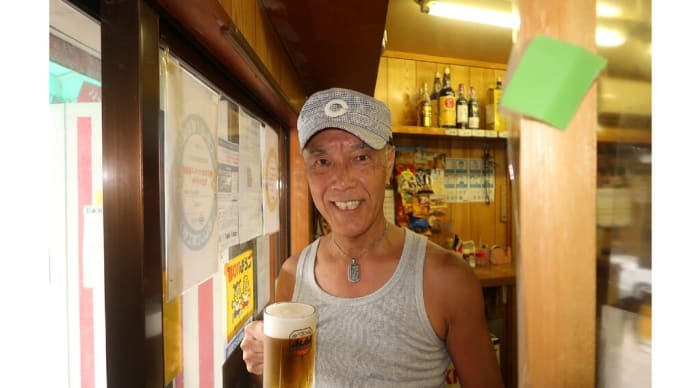 野江三丁目の奇蹟（白身のフライ編）　tasted fried fish very good in my neighborhood bar