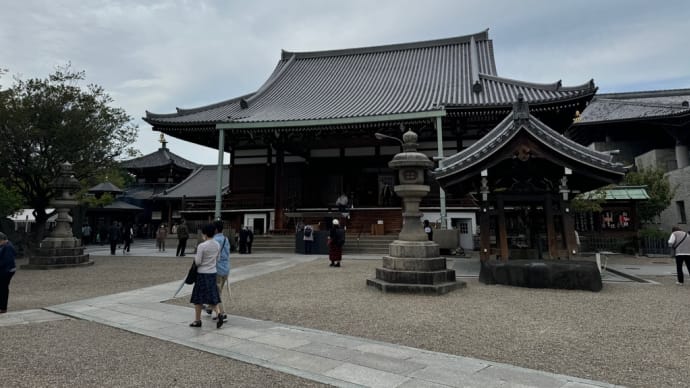 ママチャリで一心寺。