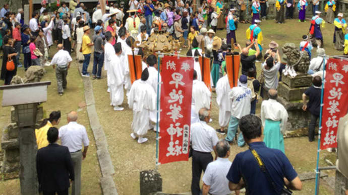 早池峰神社の例大祭に参加した。