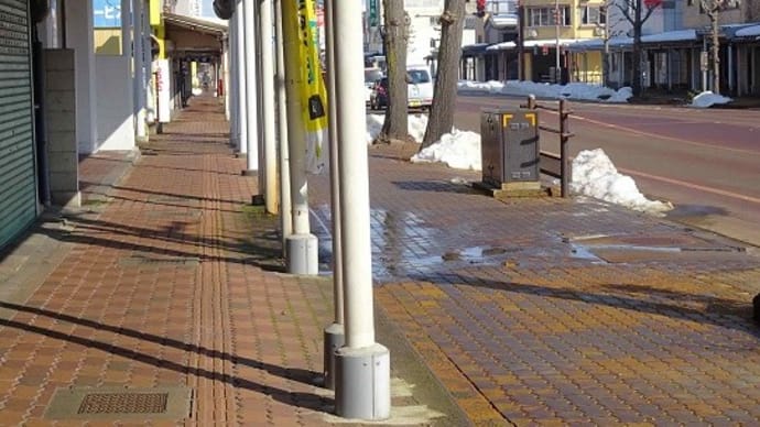 冬の散歩道「雁木通り」(1)1月