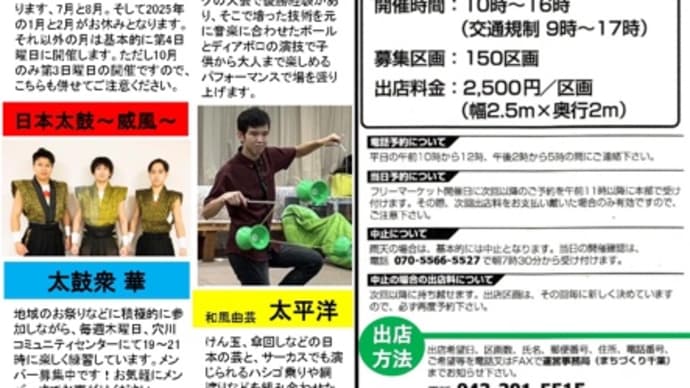 4月28日(日)、ちば大道芸の日情報