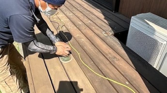 S様邸ウッドデッキ塗装工事(いわき市小名浜) ~工事完了~