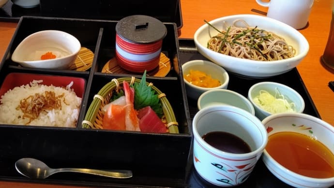 草刈り後のランチ