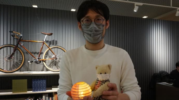 ミモロの「ちび丸づくり」。「京都伝統工芸ミュージアム」のスペシャルワークショップで作る京提灯