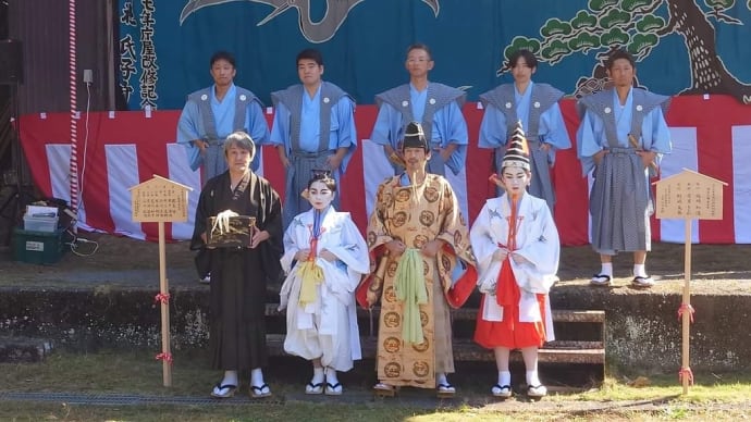 静岡県伊豆の国市『大仁神社例大祭』で演奏しました。（その２）