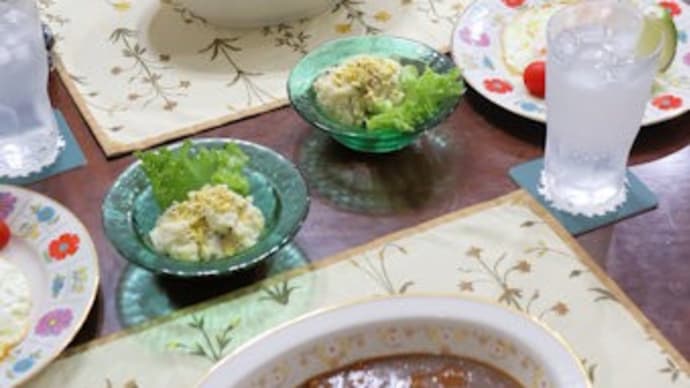 玉葱を炒めてもらったので…