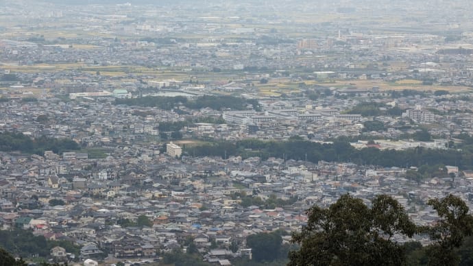 奈良平野を一望できる国見台展望台♫