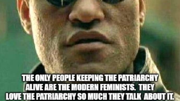 Yup, Modern Feminazism In Love With The Patriarchy. 😀😃😄😁😆😅😂🤣😈🤡🇨🇦🇺🇸🇲🇽