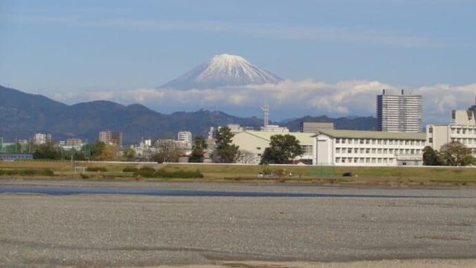 ２０２２年１２月７日PM１：００頃の富士山