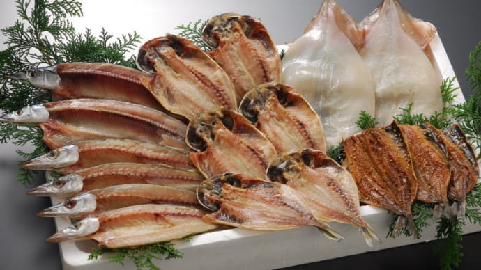 干物は好物 沼津の干物をいつも頼んでいます