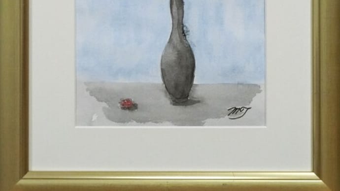 今日は「宝和洋画会A」の例会で「静物画」です