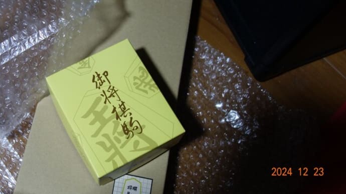 天童将棋届く。早逝した父や、母との将棋やギター、卓球の想い出