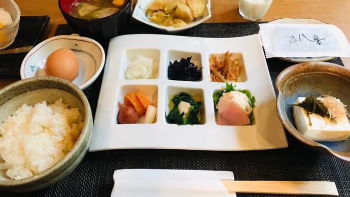 八景の朝食☆