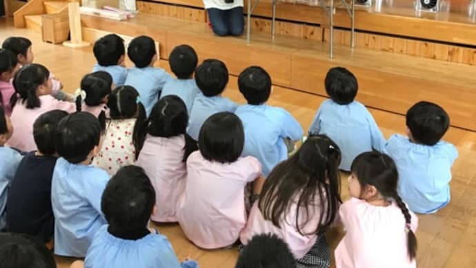 木育ワークショップの様子〜九州音楽幼稚園〜