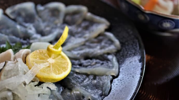 花月のお料理(47)~てっさ、てっちり・牡蠣ご飯