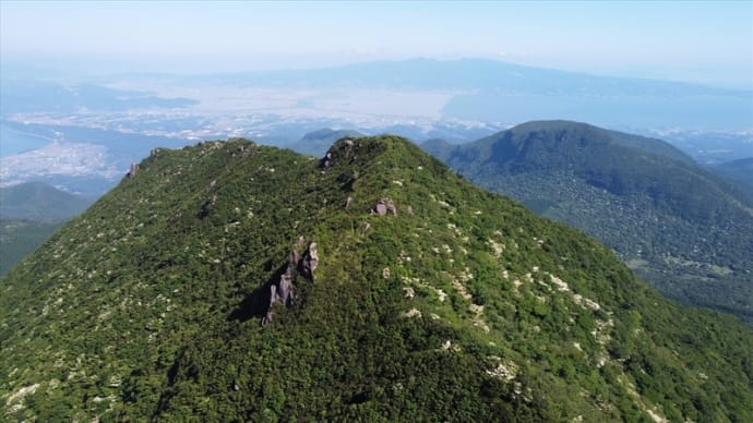 九千部岳・ヤマボウシ(空撮編)