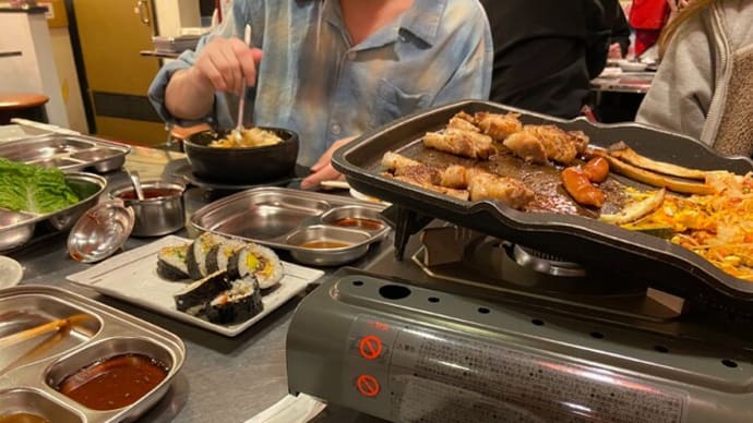 花子のバースデーディナーは韓国料理へ