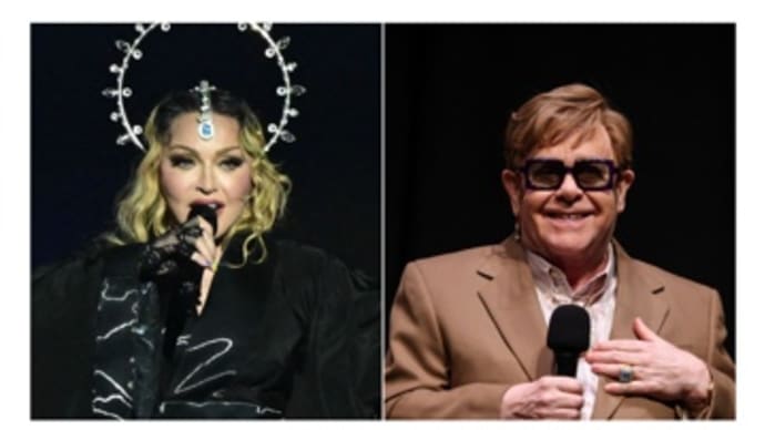 Madonna and Elton John have reconciled