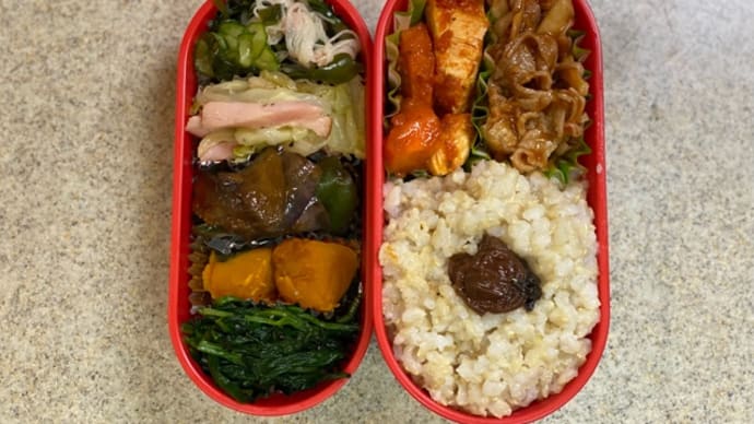 今週のお弁当