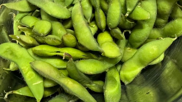 大量の枝豆GETダゼ♪