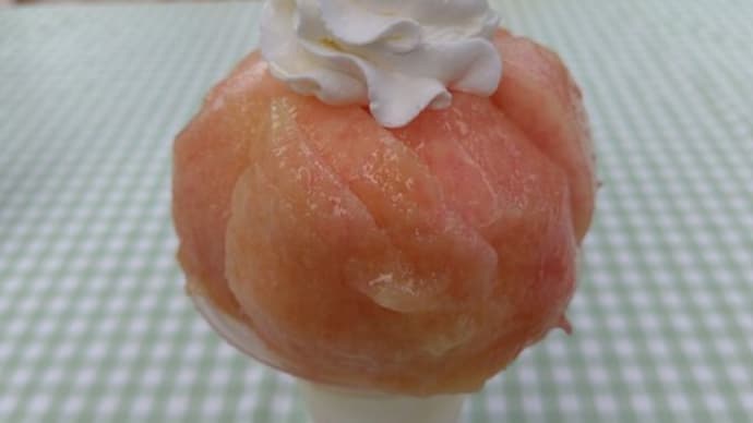 まるせい果樹園「農家カフェ森のガーデン」ももパフェ！