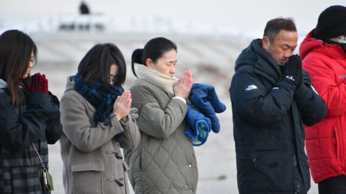 東日本大震災から13年　海辺など被災地で慰霊の祈り