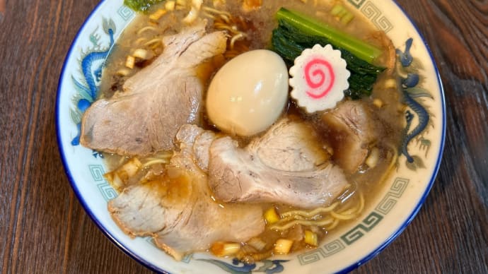 【秋葉原】 生姜正油ラーメン たかの「ラーメン(900円)+味玉(150円)」