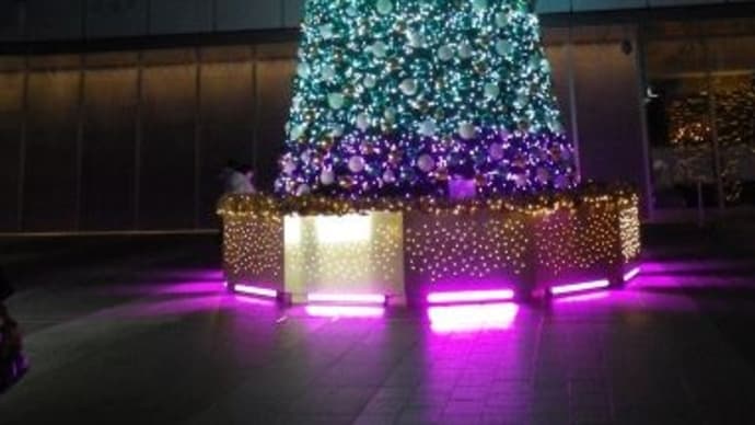 名古屋駅前のクリスマスイルミネーション