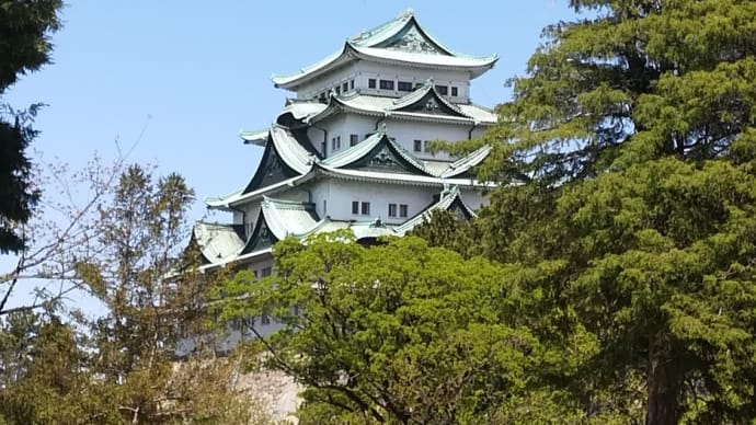 金シャチ不在の名古屋城