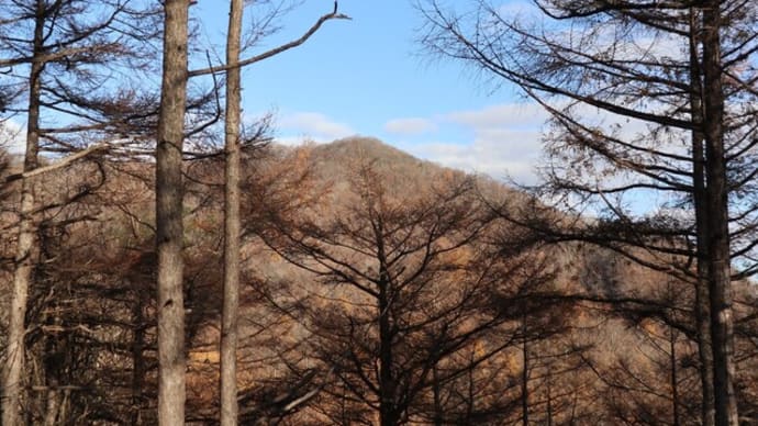 五十里湖上流にある塩沢山