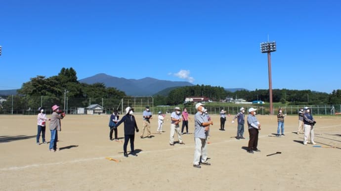 久しぶりだね、グラウンドゴルフ大会